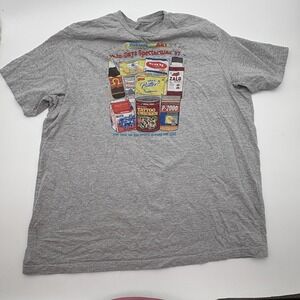 Meow Wolf Shirt Mens 3XL Gray Mega Mart Valu-Days Grocery Graphic Tee‎ Top